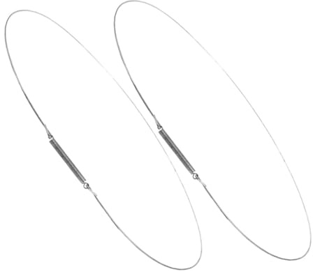Alipis Lot de 2 Colliers de Serrage en Acier Inoxydable pour Joint de Porte de Lave-linge, Argenté, Installation Facile, Compatible