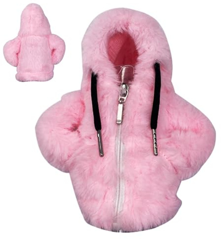 Sweat à capuche avec pommeau de levier de vitesse | Housse de pommeau de levier de vitesse en peluche chaude - Décoration d'intérieur automobile d'hiver amusante, gadgets intérieurs pour voiture, SUV,