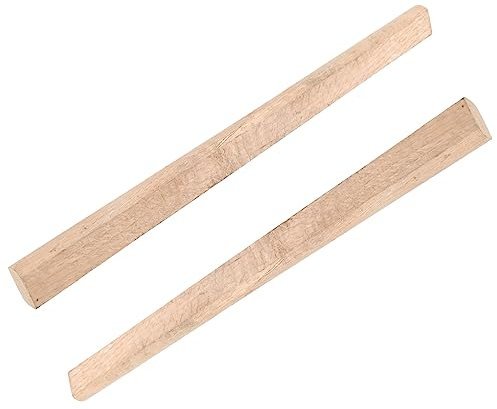 FOYTOKI 2pcs Wooden Handle Replacement for Chopping Fits Camp Handle Installation Supplies
