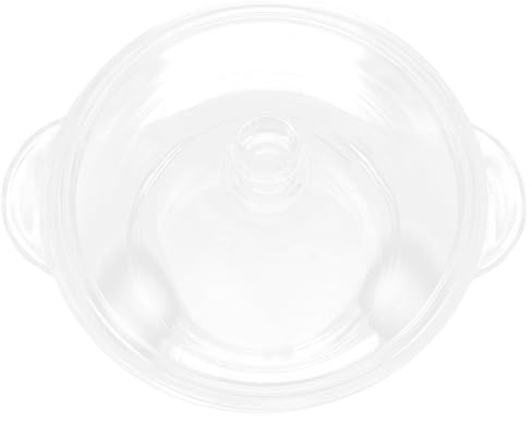VALICLUD Marmite Verre Borosilicate Avec Couvercle Poêle Multifonctionnelle Pour Mijoté Cuisson Douce Maison Résistante Chaleur Ustensile Cuisine Polyvalent