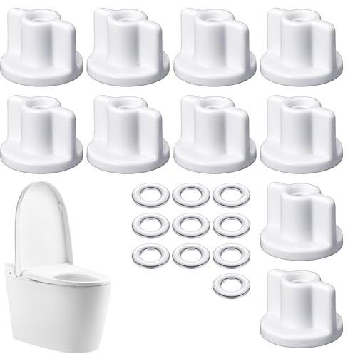 WJIAAA Lot de 10 écrous arrière pour abattant de WC avec charnières de 6 mm