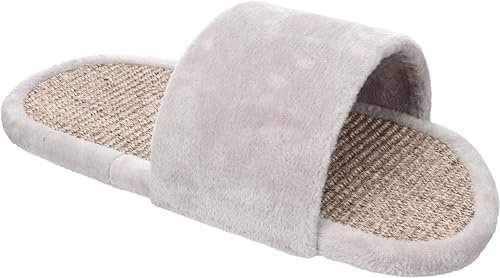 Flamingo KRATZBRETT Cleo GRAU Slipper 50,5x24x14CM