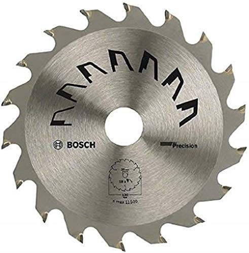 Bosch 1x Kreissägeblatt Precison (Sägeblatt für Holz, Ø 184 x 2.5/1.5 x 20/16 mm, 24 Zähne, ATB, mit 1x Reduzierring 16 mm, Zubehör Kreissäge)