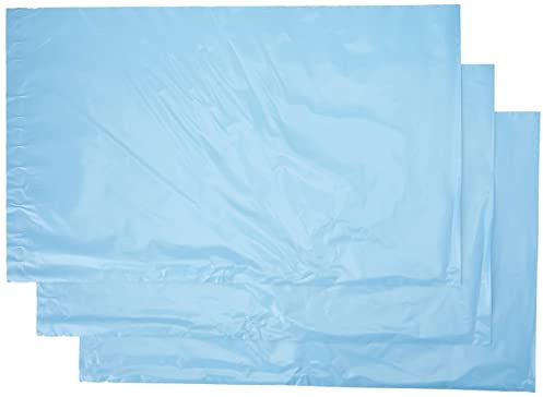 Triplast 13 x 19 tum plast postpåse – babyblå (paket med 200)