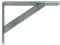 Amig -Staffe per mensole | Angolo per Ripiani | Supporto per Scaffale | Acciaio | Colore Argento | Misura: 400x275 mm | Peso massimo consigliato: 225 Kg