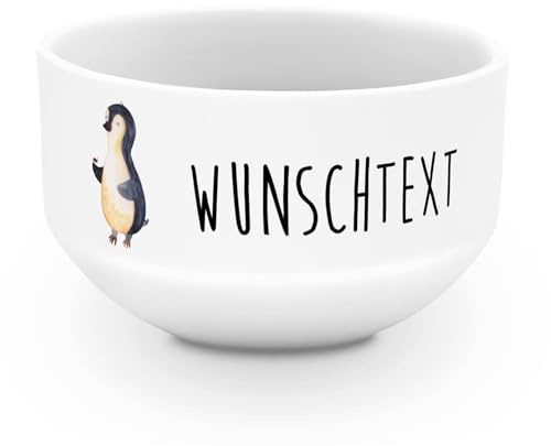 Mr. & Mrs. Panda Schale personalisiert Pinguin Marienkäfer - Personalisierte Geschenke, Kleine Wunder, Aufmerksam, Schüssel, Lebensfreude, Suppenschüssel, Müslischale, Liebe, Müslischüssel
