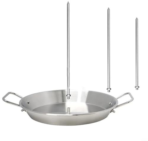Spiedino verticale, in acciaio, per carne, barbecue, griglia per grigliare, casa, cucina, campeggio, picnic