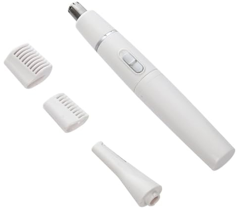 FRCOLOR Rifinitore Elettrico Per Sopracciglia E Depilazione Del Naso 2 in 1 Ricaricabile Compatto Per Uomo Facile Da Trasportare Rasoio Per Del Naso