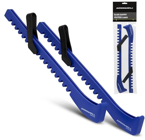 Winnwell Universal Skate Guards – Einheitsgröße, schnell trocknende Feuchtigkeitsabgabe, einfach zu bedienende Kufenabdeckungen für Eishockey und Eiskunstlauf-Kufen