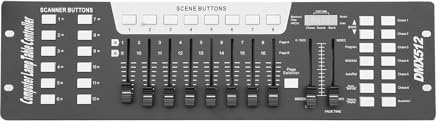 vinnyooc DMX Controller Canale 192DMX MIDI, console, ideale per DJ, palcoscenici, discoteche, discoteche, locali notturni, KTV, feste, bar
