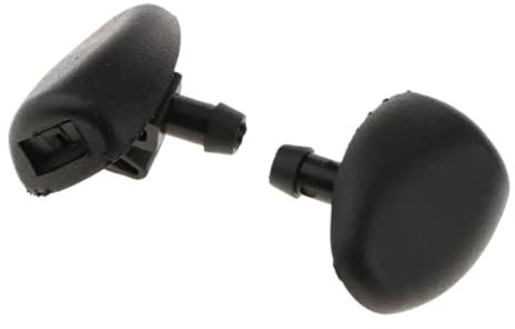 BASPHHH Scheibenwaschdüse Kompatibel mit Peugeot für 206 1998- für 207 1998- Auto-Wasserstrahl-Sprühdüsen Frontscheibenwaschanlage Wischersprüher 6438Z1 6438CA 643871