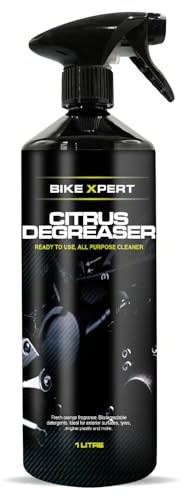 Bike Xpert Citrus Degreaser, Motorcycle Degreaser, Ready to Use All Purpose Cleaner, Ideal for Engines, Tyres and Plastics, Natural Citrus Solvents, Fresh Orange Fragrance, 1 Litre