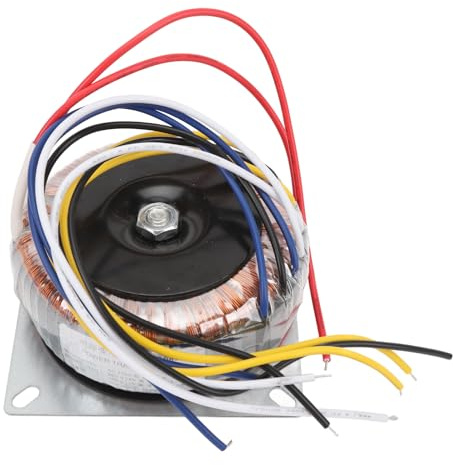 Yinhing Toroidal Transformator AC 28V/12V Pure Copper Coil Power Transformator för Rörförstärkare och Förförstärkare Effektiv Energibesparing och Låg EMF 200W