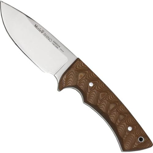Muela Messer Rhino Micarta, sand, 61724