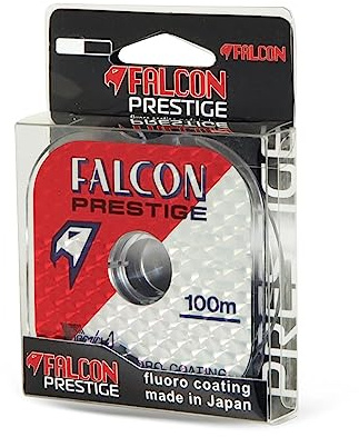 Falcon, Nylon Persicus Prestige Bl.20 Filo Da Pesca, Grigio chiaro, 0,2 mm X 100 mt