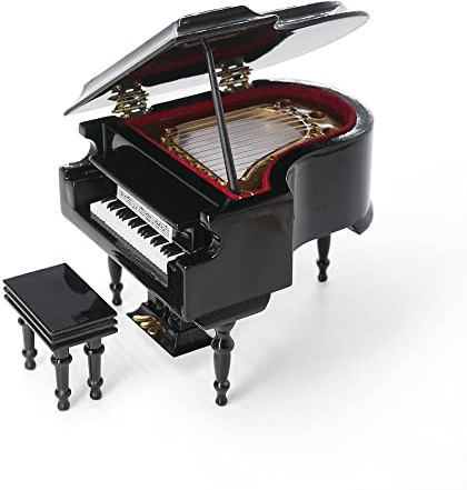 Odoria 1/12 Miniatur Klavier Puppenhaus Musikinstrumente Zubehör