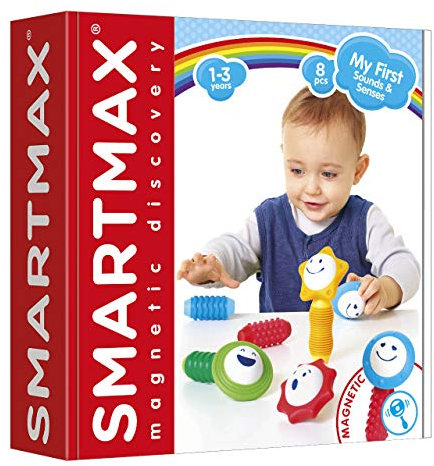 SMARTMAX - My First Sounds & Senses, Magnetic Discovery Play Set, 8 Pieces, 1-3 Years, 24 x 6 x 24cm