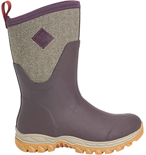 MUCK Women's Arctic Sport II Mid Boot, Red, Size 6(M)