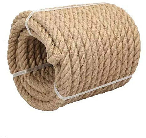 Juteseil Naturfasern gedreht Tauwerk Hanf 20mm (50m)
