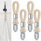 LJAPPLIED 4 Pièces Pince à Serviette, Accroche Torchon, Crochet Torchon Porte Serviette Salle de Bain, Clips Porte-Torchon Placards Serviettes Suspendues