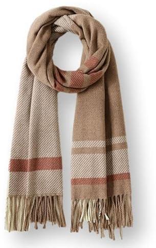 KARMA.DIEM Sciarpa di lusso misto cashmere e lana merino | Sciarpa unisex per donna e uomo | Stola in pashmina XXL super morbida e di alta qualità, comoda, extra larga, nera - 180 x 65 cm