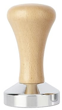 Coffee Tamper, Stainless Steel Espresso Coffee Bean Press Base Espresso Tamper 51mm Tool (Wood(51mm))