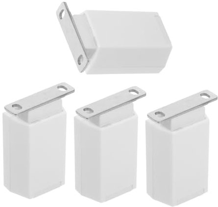 SKISUNO 4pcs Magnetic Push Latch for Hidden Doors Cabinet Magnetic Door Catch Push Release Latch for Cabinets