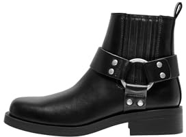 ONLY Bax-2 Short Biker Boot Black