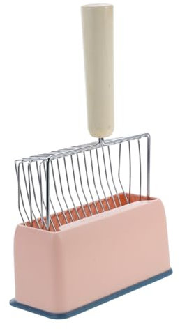 UPKOCH Cat Litter Scoop Metal Wide Scooper for Litter Box Cleaning and Pine Pellets