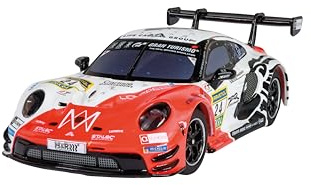 Carrera Hybrid Porsche 911 GT3 R Lionspeed GP, No.24 1:50 Scale with Front and Rear Lights, Lithium Battery for up to 30 Minutes of Racing Action, USB-C Charging in 20 Minutes, Mobile App Control
