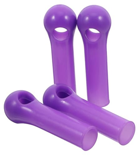 Alipis 4pcs Push Broom Handle Grip Mop Handle Replacement Grip Plastic Mop Cap for Cleaning Tools