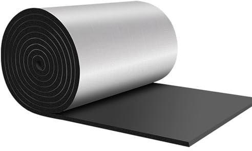 Rouleau Isolant Double réfléchissant, 5 mm d'épaisseur, Isolation Thermique et Acoustique, en Coton, pour radiateur, Isolation Thermique et économie d'énergie, Noyau en Mousse d'aluminium, barrière