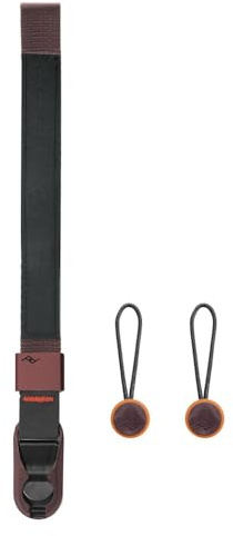 Peak Design, cinturino da polso per fotocamera, compatibile con fotocamere DSLR, compatte e point-and-shoot, a basso profilo, sgancio rapido, Eclissi, 9.7