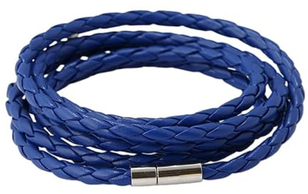 HUIANGLIYG Boho-Armband Aus Geflochtenem Leder Für Damen Und Herren, Schlichtes, Mehrlagiges Lederarmband Mit Verschluss, Verstellbar, Handgefertigt, Vintage-Stil, Schmuckgeschenk