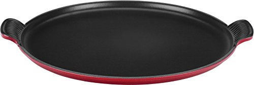 LE CREUSET 20082320600460 - Plato Redondo Liso Grande, 4 Personas, diámetro de 32 cm, Color Cereza