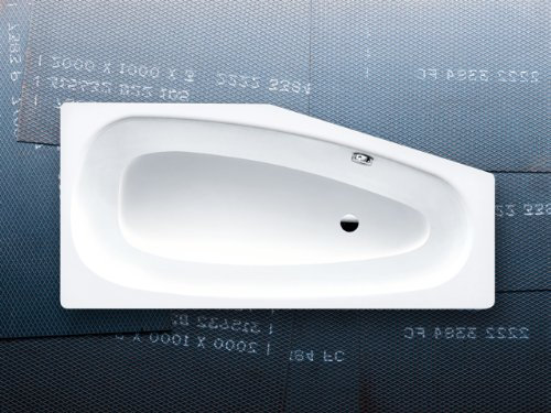 Kaldewei Stahl Badewanne Advantage MINI li 836 Vollantislip 1570x700mm alpinweiss