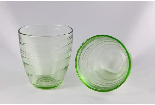 Pasabahce Vaso para agua y zumo (280 ml, 6 unidades), color verde
