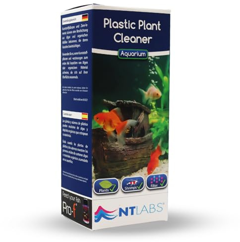 NT Labs Aquarium Plastic Plant Cleaner, Aquarium Ornament Cleaner, Aquarium Maintenance Accessory, Cleans Aquarium Decorations (5 Applications)