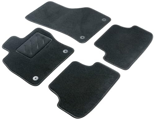 WALSER Comfort Auto Teppiche für Opel Corsa E (X15) 09/2014-Heute, 100% passgenaue Auto Fußmatten Made in Europe, Fußmatte Auto, Autoteppich Auto, Fussmatten Auto