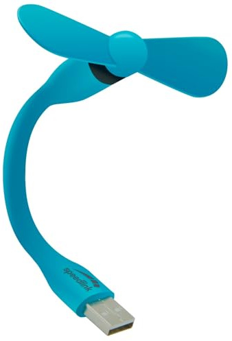 Speedlink AERO Mini USB Fan Ventilator für PC, Laptop, Powerbank - Blau