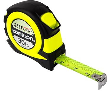 Komelon 30' Self Lock Hi-Vis Speedmark Tape Measure
