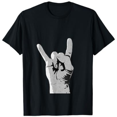 Pommesgabel Rock Sign Stuff | Hardrock T-Shirt