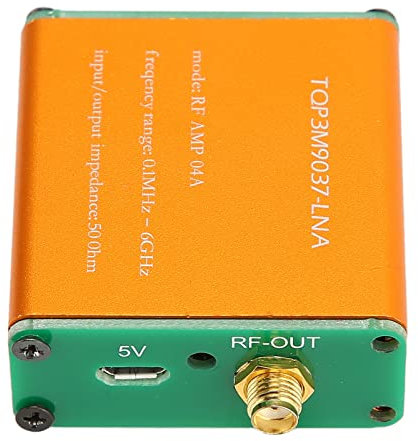 LOW NOISE AMPLIFIER RF POWER PREAMPLIFIER 20DB HIGH GAIN LNA PROFESSIONAL MODULE (Battery Not Included)