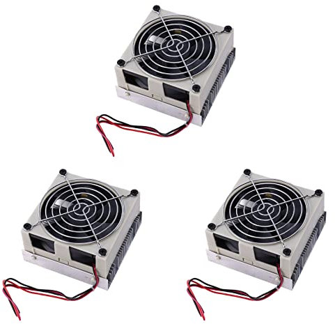 TAMOSH 3X DIY Thermoelektrischer Kühler Kühlung System Halbleiter Kühlsystem Kit Kühlkörper Peltier Kühler Für 10 L Wasser
