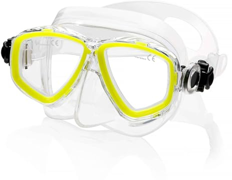 Aqua Speed Taucherbrille mit Ihrer individuellen Sehstärke | Tauchmaske mit optische Gläsern & normalen Gläsern