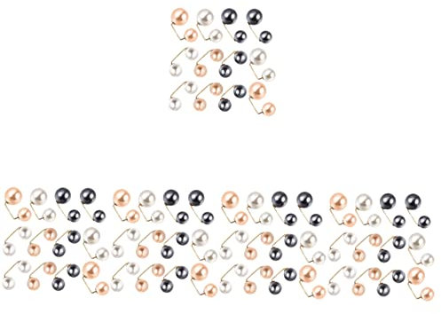 VALICLUD 60 Stk Anti-expositions-brosche Damenschmuck Zarte Broschen Sicherheitsnadel Am Ausschnitt Strickjacken Für Damen Cardigan-clips Pullover Broschen Schal Einfach Stift Kupfer Frau