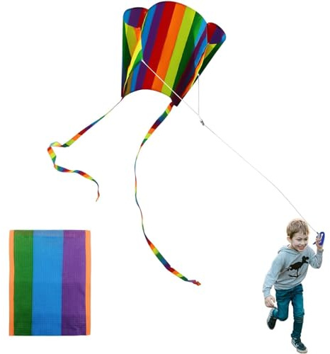Kites for Children, Kites for Adults, Pocket Kite, Easy Flyer Kite Beach Game Outdoor Activities for Beginner, Gift to Boys Girls, Suitable for Playing On The Beach, Backyard, or Park