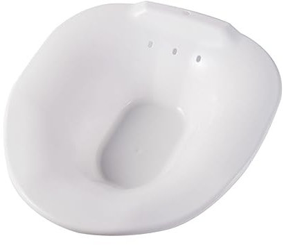 FRCOLOR Sitzbadewanne Mit Anti-überlaufloch Langlebiges Hitzebeständiges Sitzbad Für Schwangere Und Postnatale Pflege Geeignet Für Intimbereich-reinigung Und Schnelle Schmerzlinderung