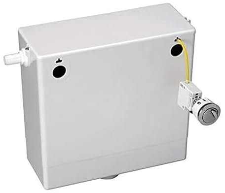 Universal Concealed Cistern for Back to Wall Toilet Pan in-Wall Compact Concealed Toilet Cistern Dual Flush 3/4.5Litre Chrome Cable Flush Button Eco Flush Hidden Water Tank