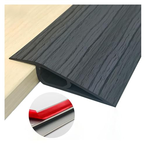 XMAIYIF Übergangsprofil selbstklebend 100x7/7,2cm PVC Bodenleiste Abschlussanpassungsprofil Abdeckleiste für Fliesen Holz Laminat Höhenangleich